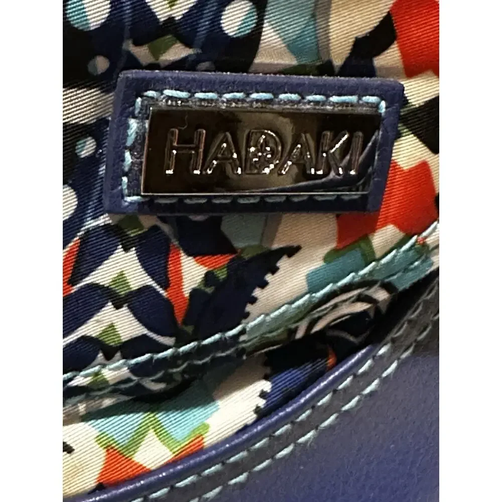 Hadaki Kiko Saddle Bag Over The Shoulder Blue Travel Beach Resort